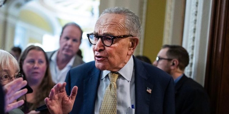 Schumer, Democrats face heat for shifting stance on government shutdown threat