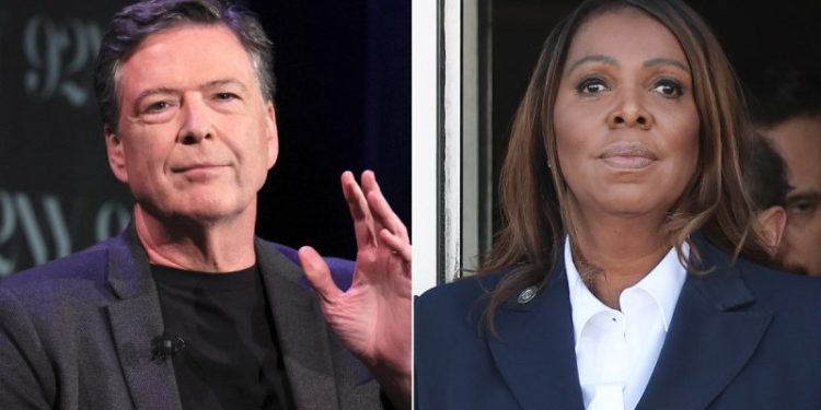 Justice Department considers pursuing new indictments against James Comey, Letitia James: report
